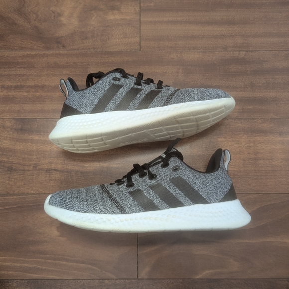 Adidas Women's Gray Running Shoes - Picture 8 of 11